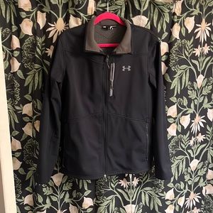 Under Armour Zip up Jacket Black Mens Large